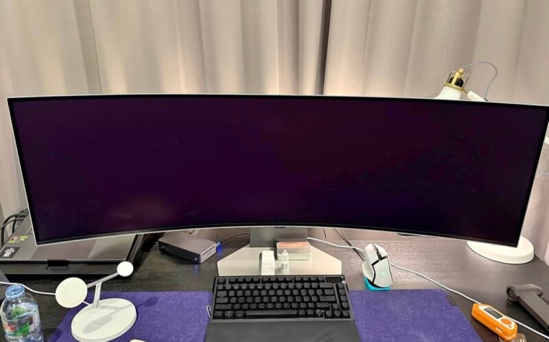 รับจำนำ 49" Odyssey OLED G9 G95SD DQHD 240Hz Gaming Monitor 60 1000076100